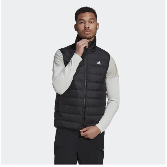 Men’s Black Adidas Puffer Vest - Picture 7 of 7